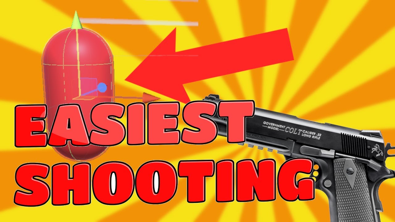 The EASIEST Unity Projectile SHOOTING Tutorial - Basic Barebones