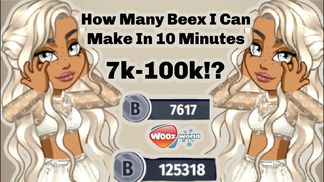 Woozworld- How Much Beex I Can Make In 10 Minutes? On Woozworld