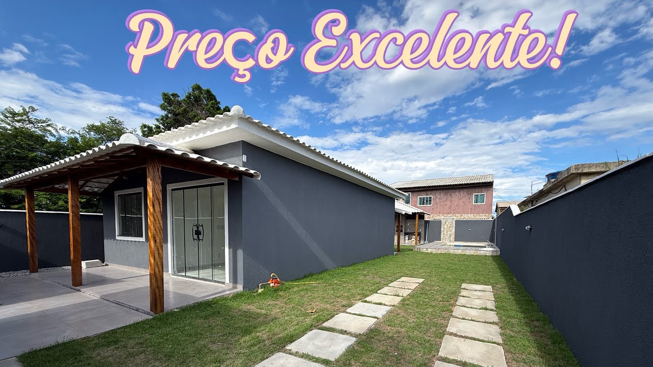 CASA COM TERRENO INTEIRO E LINDA À VENDA NO RESIDENCIAL UNAMAR EM CABO FRIO- RJ. 