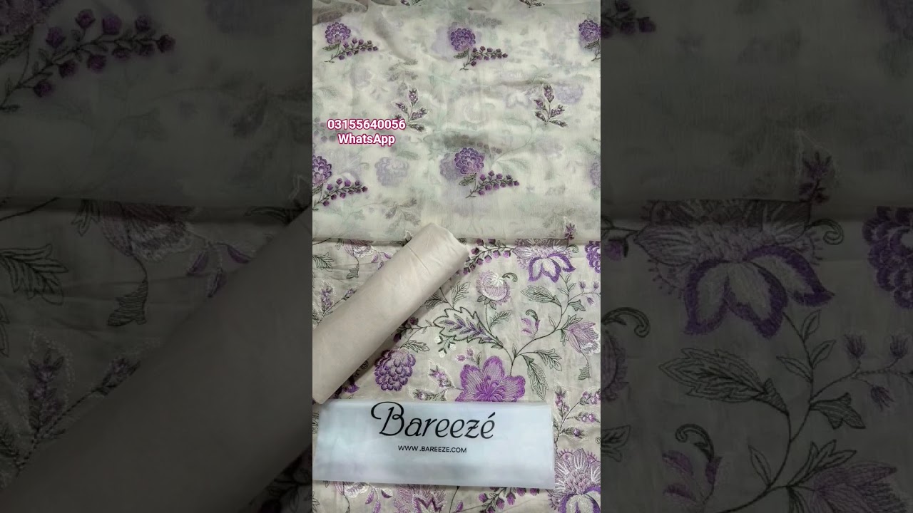 bareeze summer lawn collection 3piece 2025