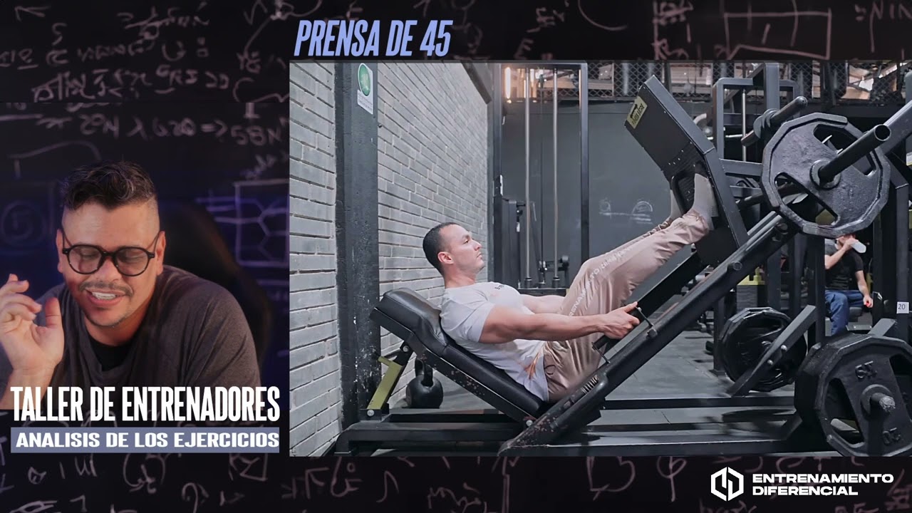 Análisis de Prensa de 45 - Biomecánica Aplicada al Fitness (Clase del Taller para Entrenadores)
