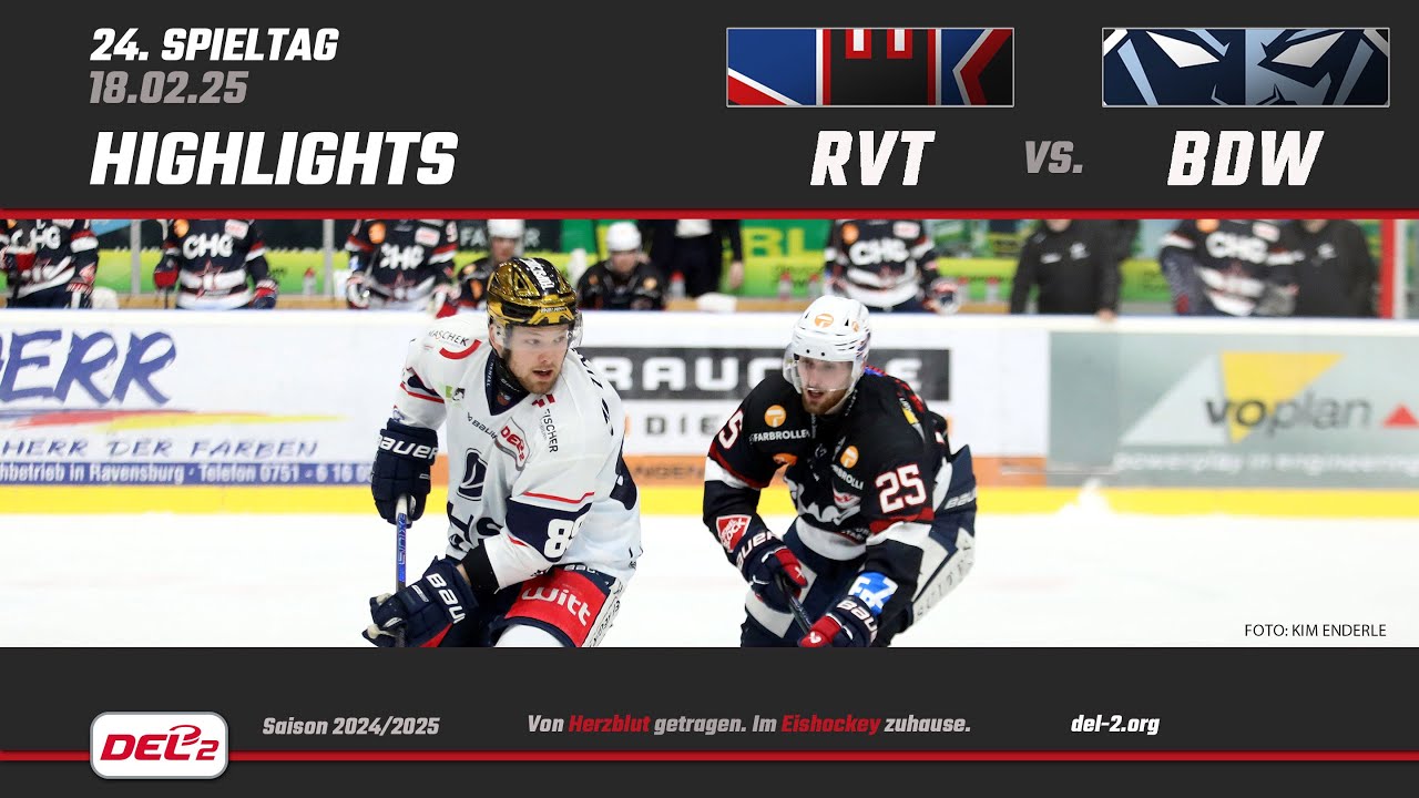 DEL2 Game Highlights Spieltag 24: Ravensburg Towerstars vs. Blue Devils Weiden