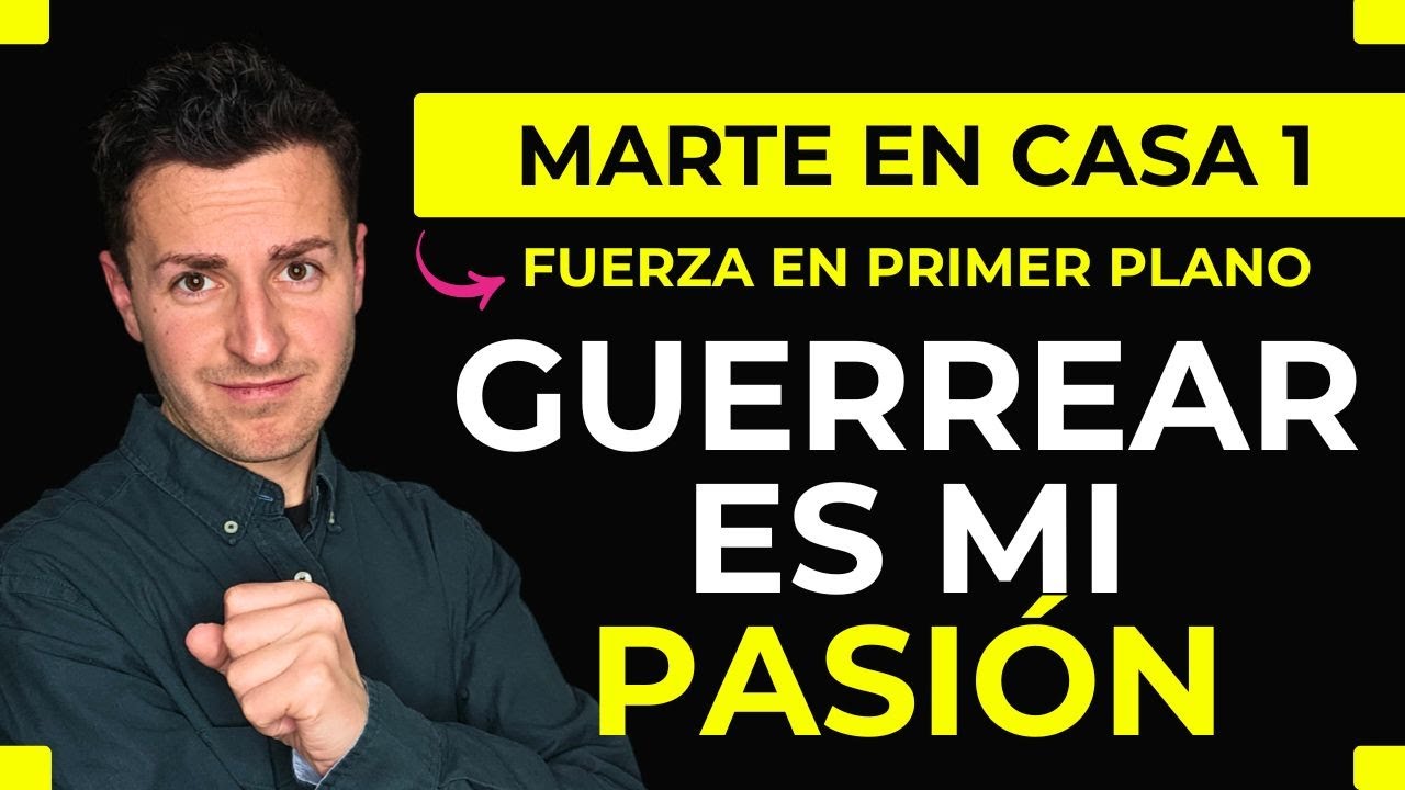 ¿Qué significa MARTE en CASA 1? ☀️ Acción directa y carácter fuerte