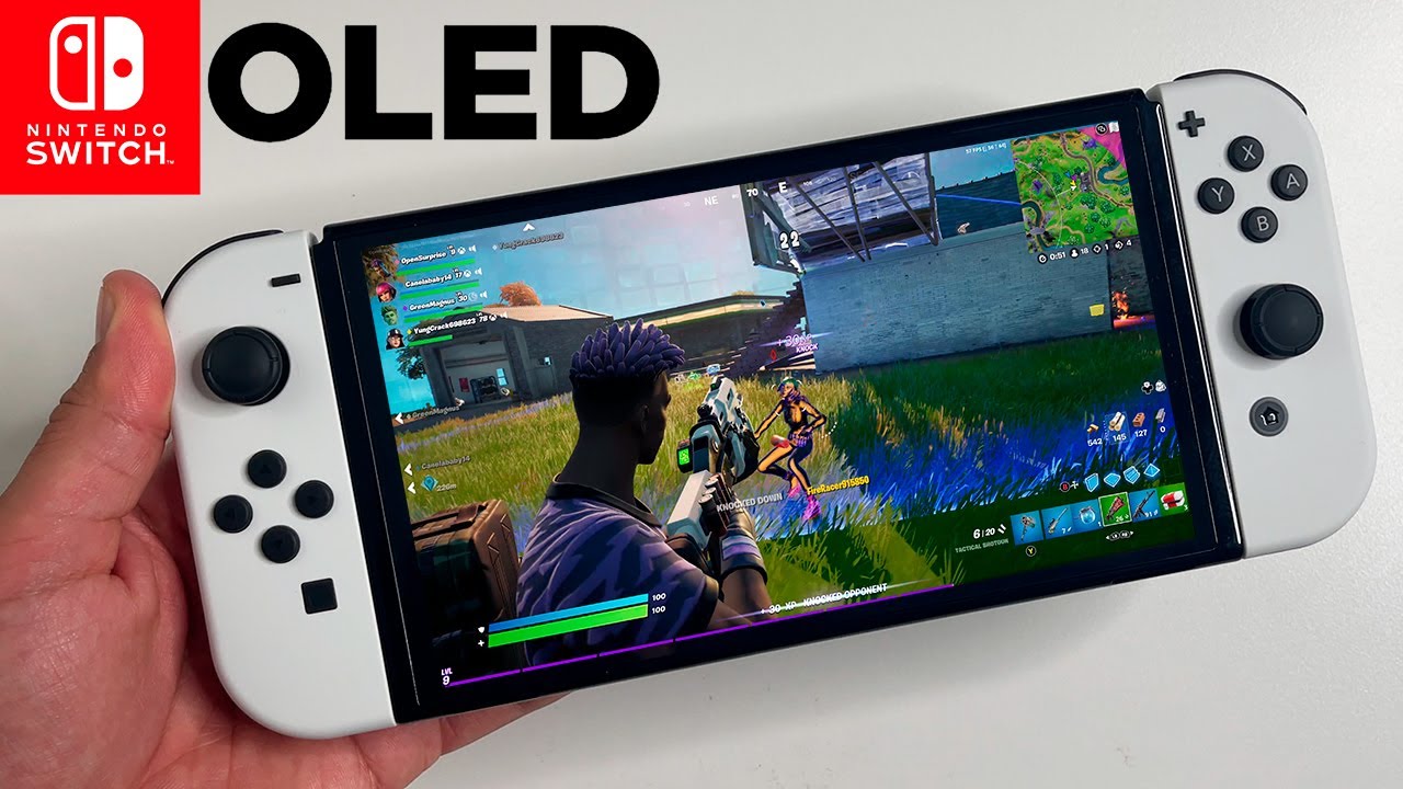 Fortnite OLED Nintendo Switch Gameplay