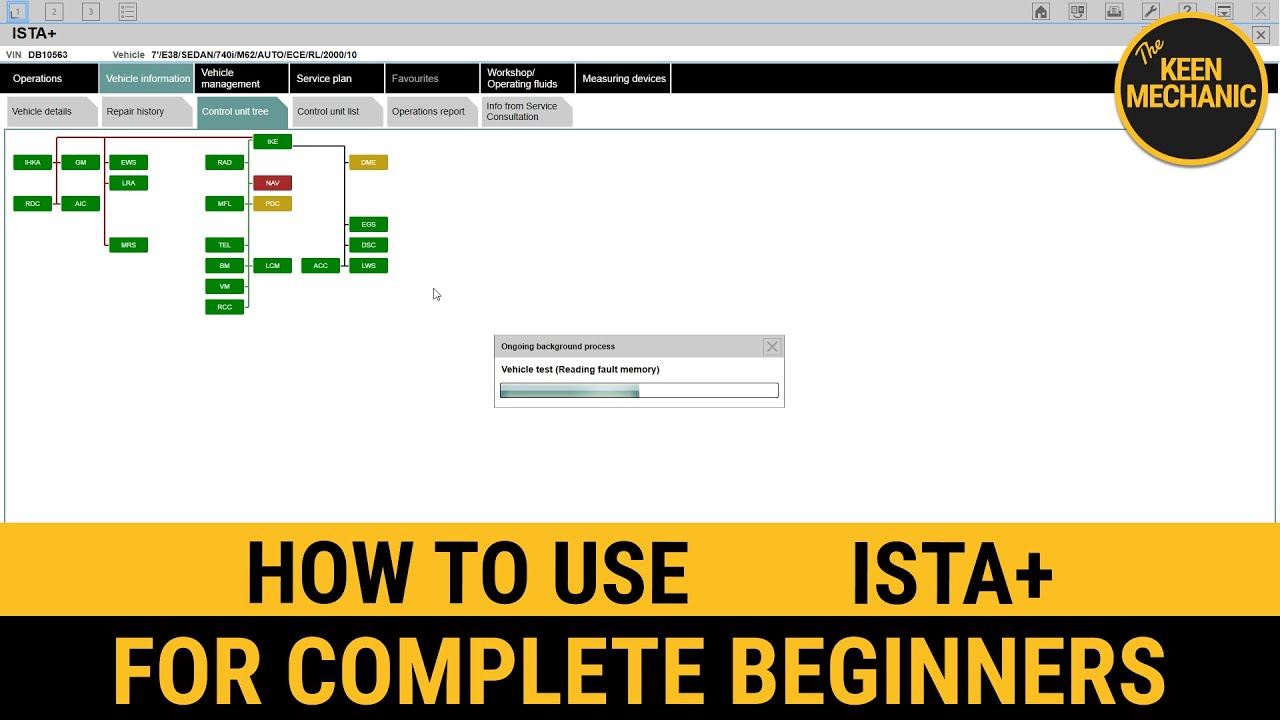 How to use ISTA+, ISTA D for beginners K Dcan cable. How to diagnose your BMW with ista car software