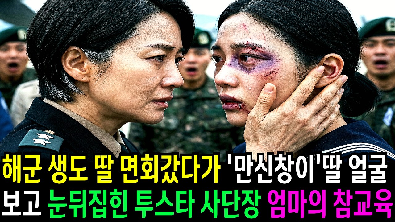 해군 생도 딸 면회 갔다가 '만신창이' 된 딸 얼굴보고 눈 뒤집힌 투스타 엄마가 부대를 개박살내버리는데