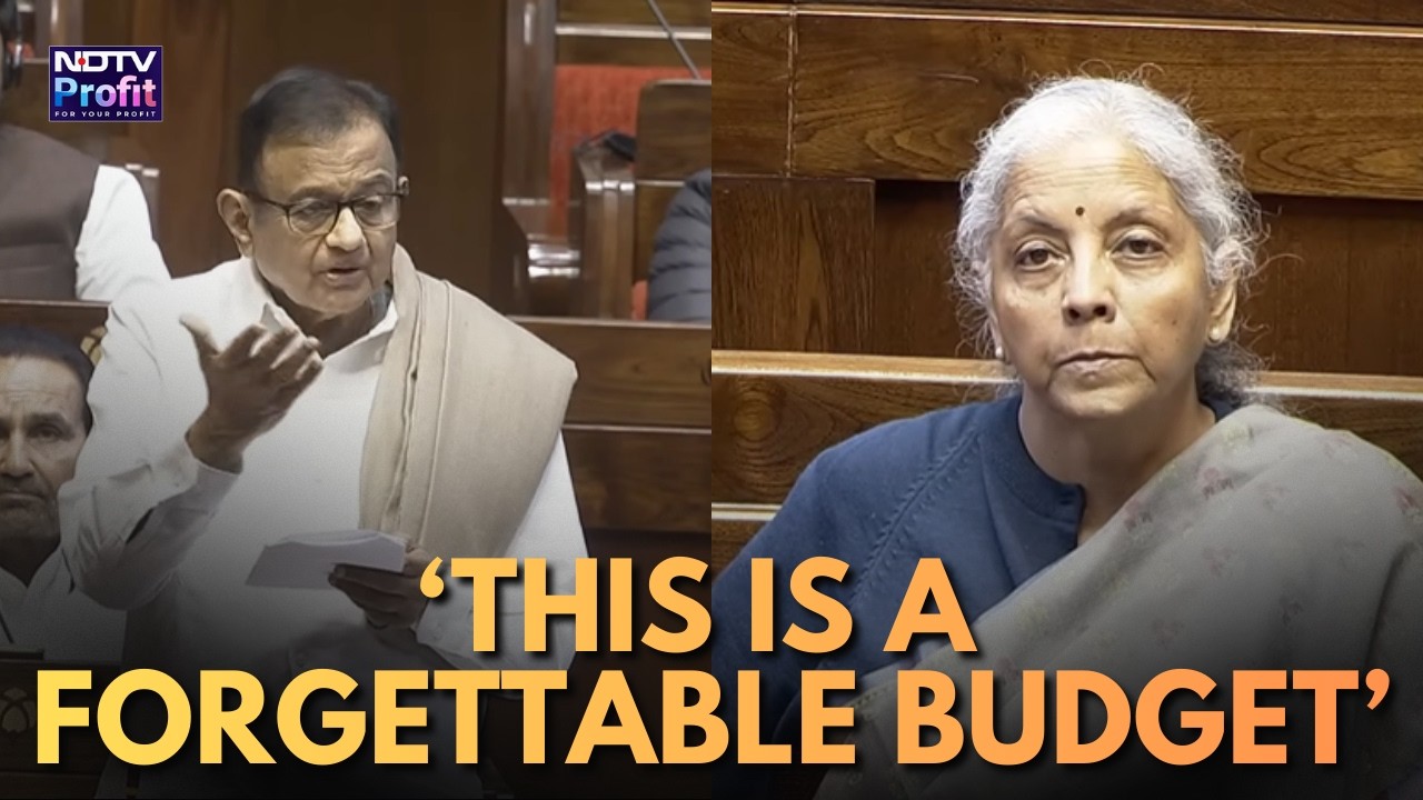 Ex-Finance Minister Chidambaram's 3-Point Criticism Of Union Budget 2026 In Parliament
