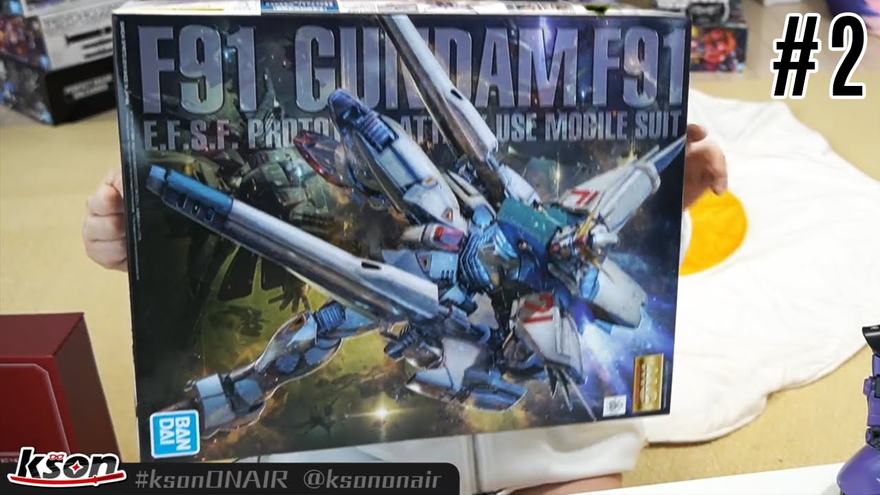 【GUNPLA】MG 1/100 GUNDAM F91 Ver.2.0 - Part.2【kson組長】