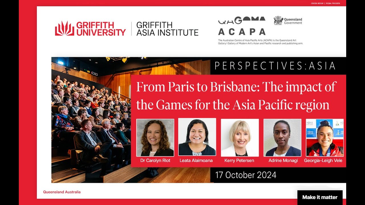 Perspectives:Asia | From Paris to Brisbane: The impact of the Games for the Asia Pacific region