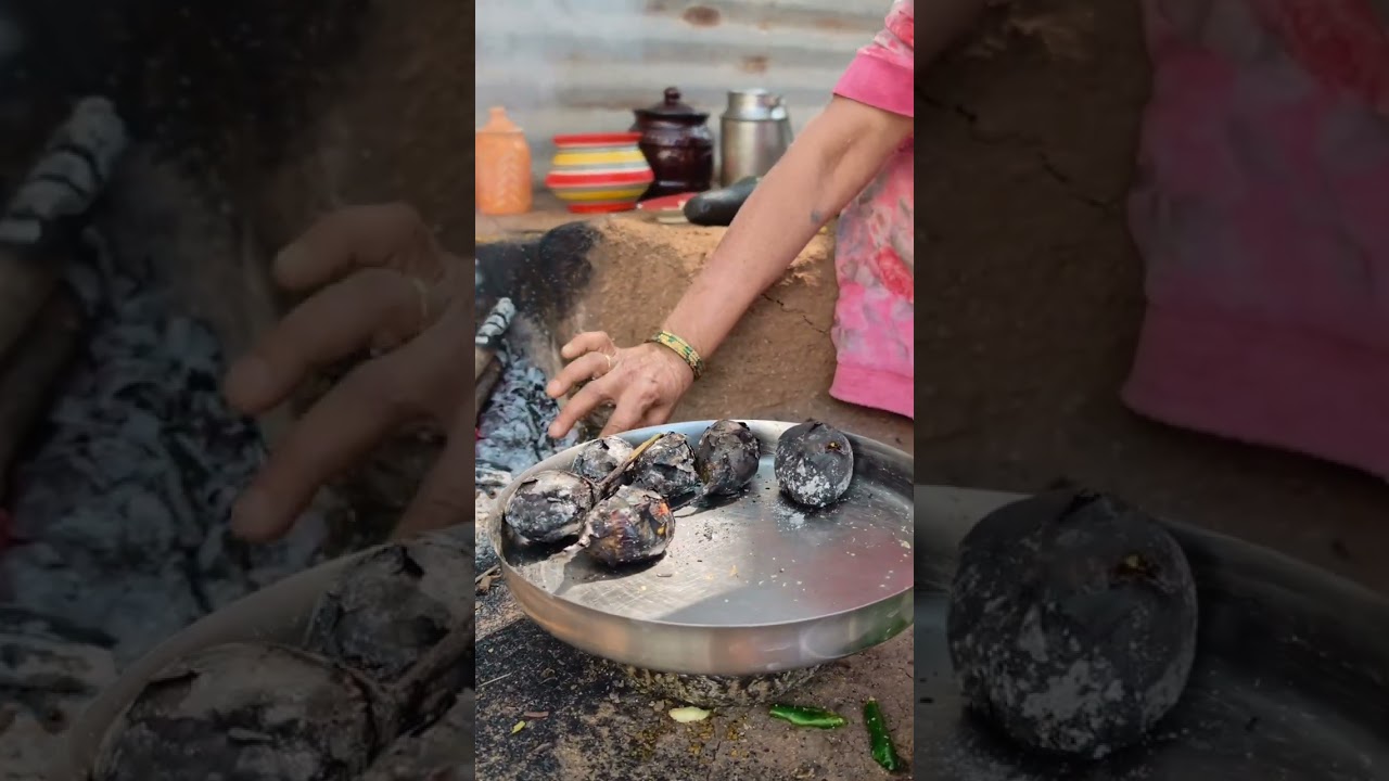 वांग्याची भरीत 😋 | बाजरीची भाकरी 😋 | bajarichi bhakar | vangyachi bhrit 😋😋😋