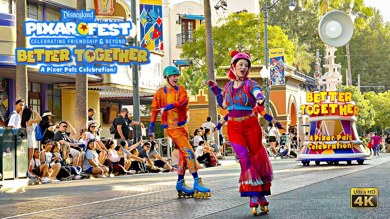 Better Together   A Pixar Pals Celebration! Parade 4K Disney California Adventure 2024 06 14