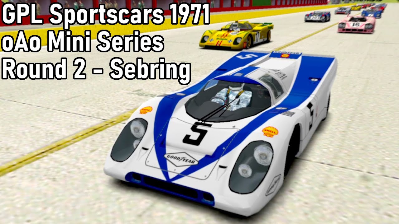 Grand Prix Legends - oAo Sportscar 1971 Challenge at Sebring