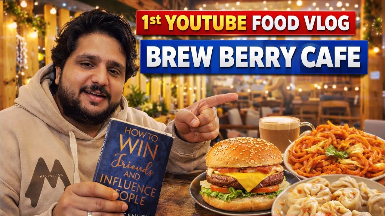 Brewberry Cafe Food Review 🍔🧀 | Burger, Cheese Pasta, Noodles & Paneer Momos 😍 | Aasim Ki Duniya