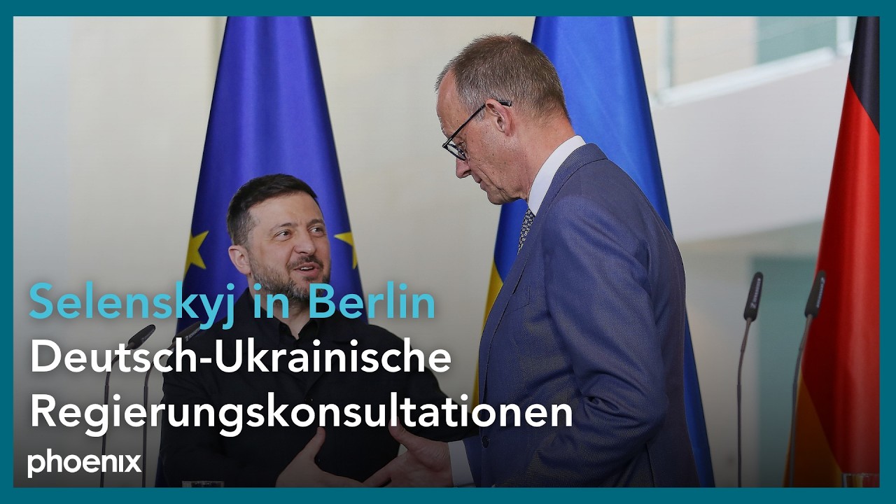 Deutsch-Ukrainische Regierungskonsultationen: PK Friedrich Merz und Wolodymyr Selenskyj | 14.04.26