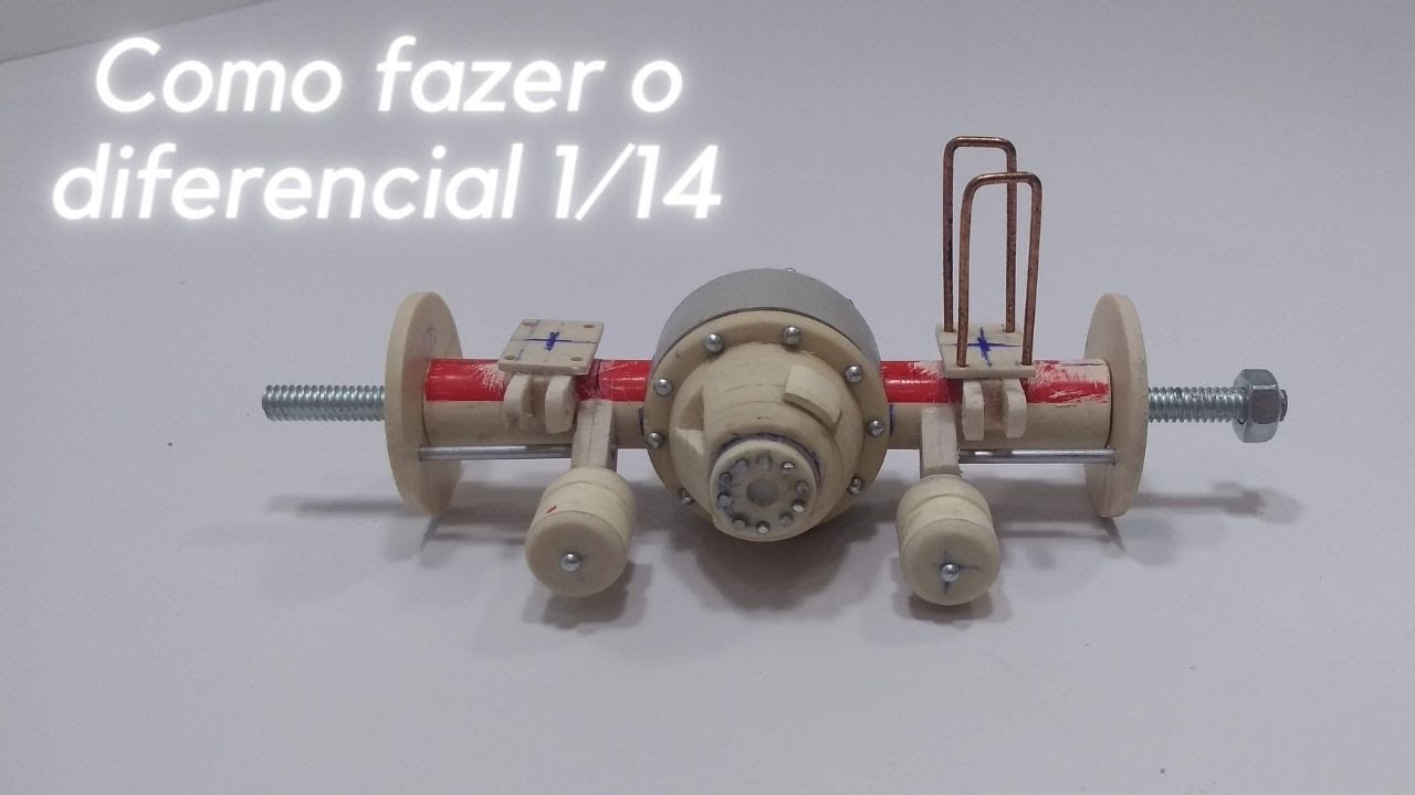 COMO FAZER O DIFERENCIAL EM PVC PARA MINIATURA SCANIA T 113 H ESCALA 1/14