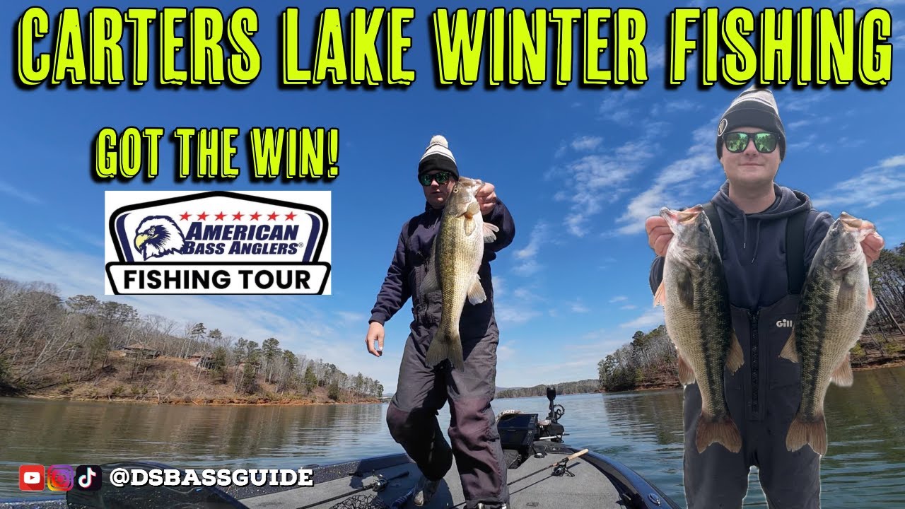 Carters Lake Winter Spotted Bass Fishing | GOT THE WIN!