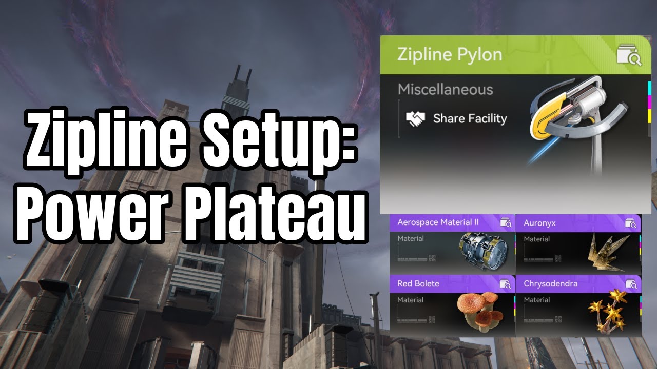 Zipline Setup: Power Plateau | Valley IV - Arknights: Endfield