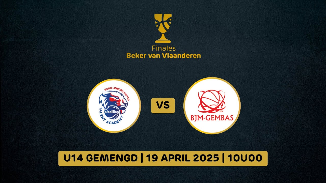 Finale #BVV20245U14 Gemengd: HUBO Limburg United vs. Jumbo Elektrooghe Gembas