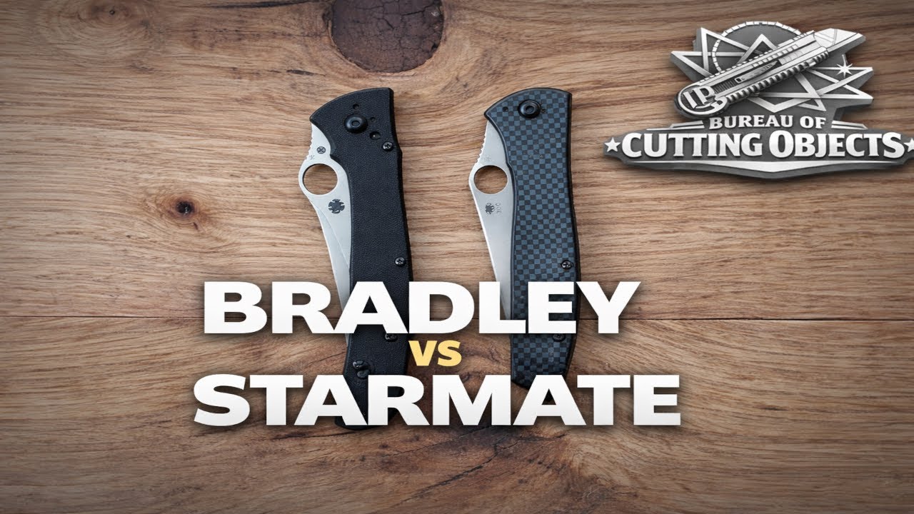 Starmate vs Bradley 2 which one should you get ? #Spyderco #Starmate #Bradley2 #EDCKnife #KnifeSteel