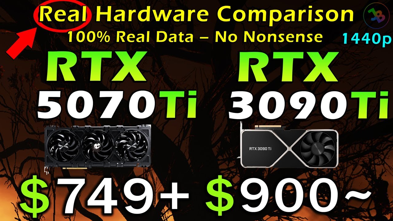 RTX 5070 Ti vs RTX 3090 Ti | REAL Test in 10 Games | 1440p | Rasterization, Ray Tracing, DLSS 4 MFG
