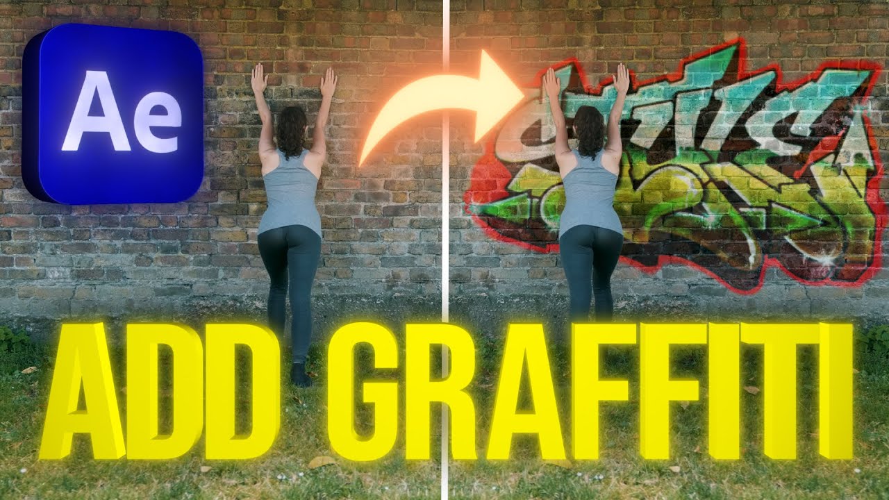 How To Add Realistic Graffiti To A Wall In After Effects 2024