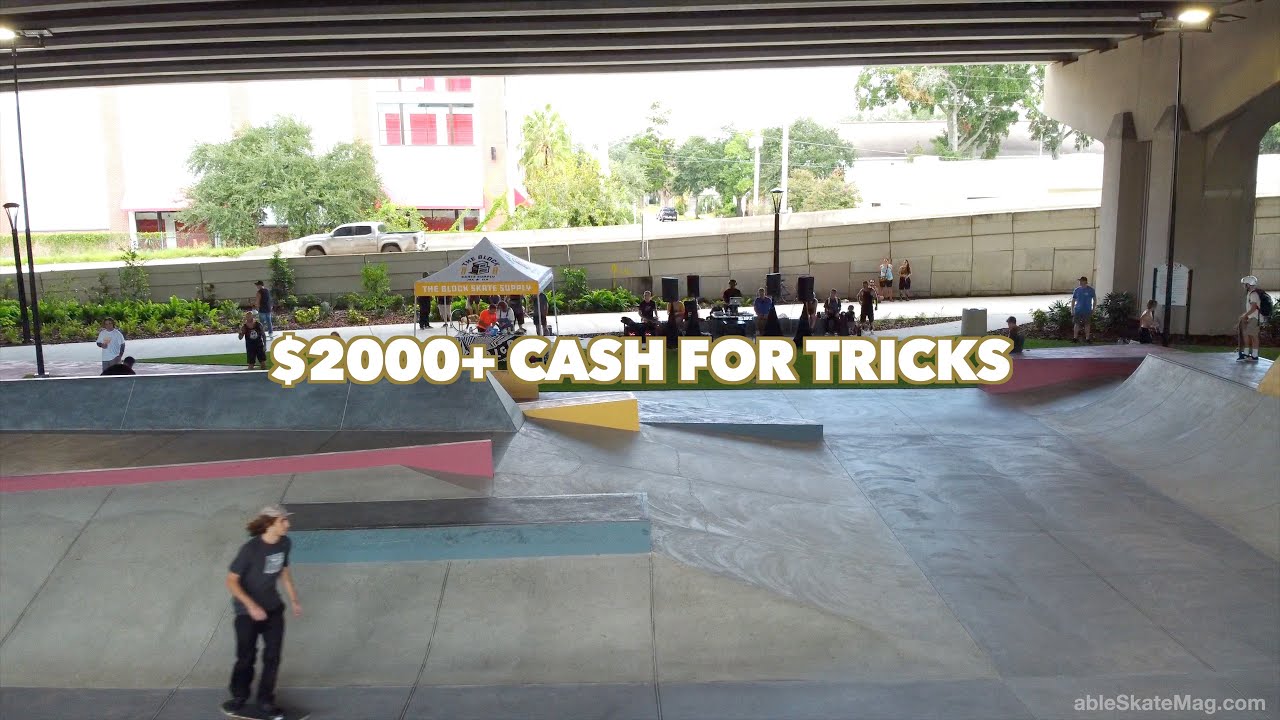 Artist Walk Skatepark -$2000+ Tricks for Cash- RAW VIDEO