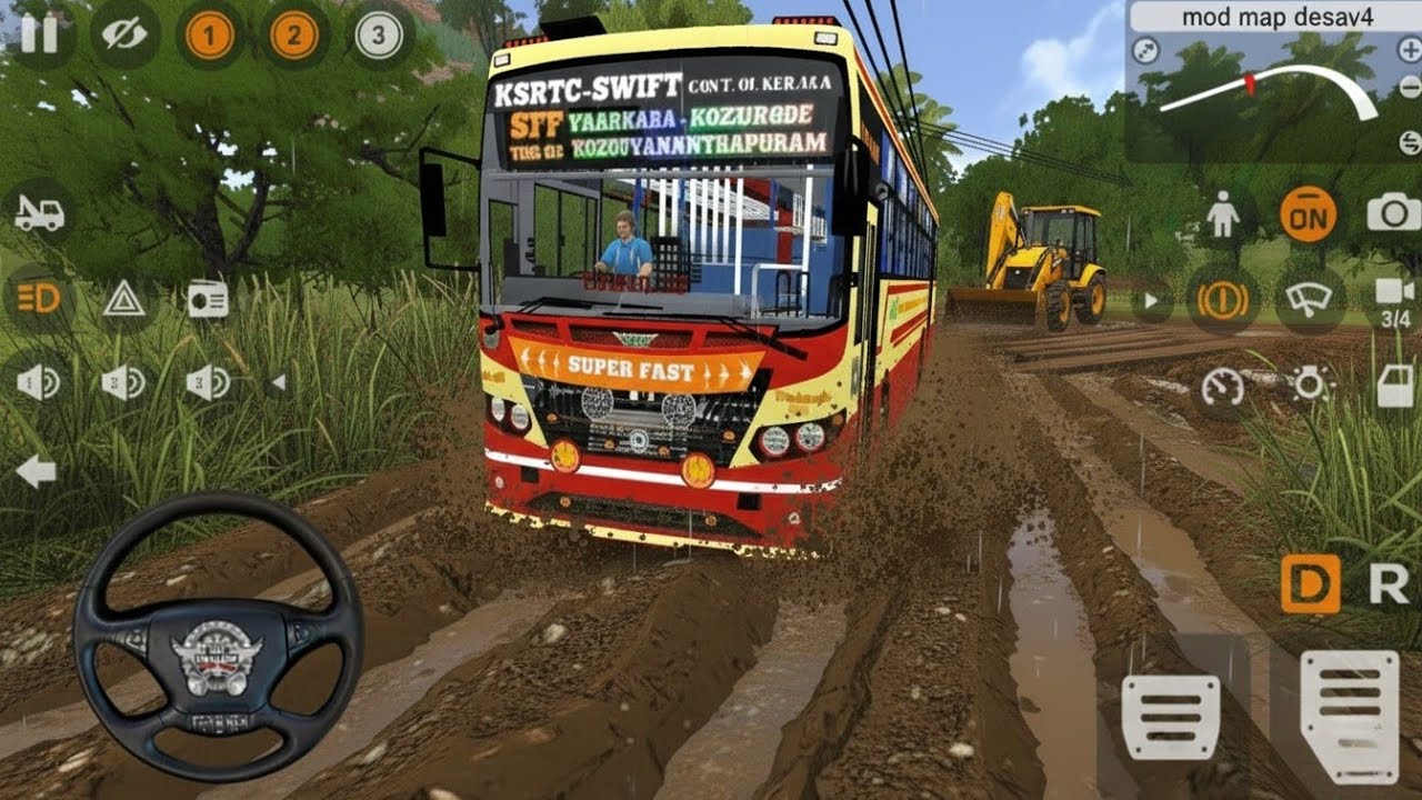 The Ultimate Off-Road Challenge: Pushing the KSRTC-SWIFT to its Limits in Heavy Mud!