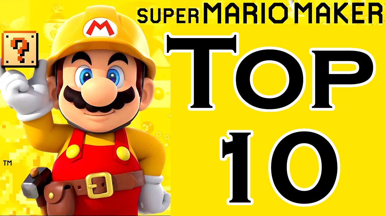 Super Mario Maker TOP 10 BEST COURSES (Wii U)
