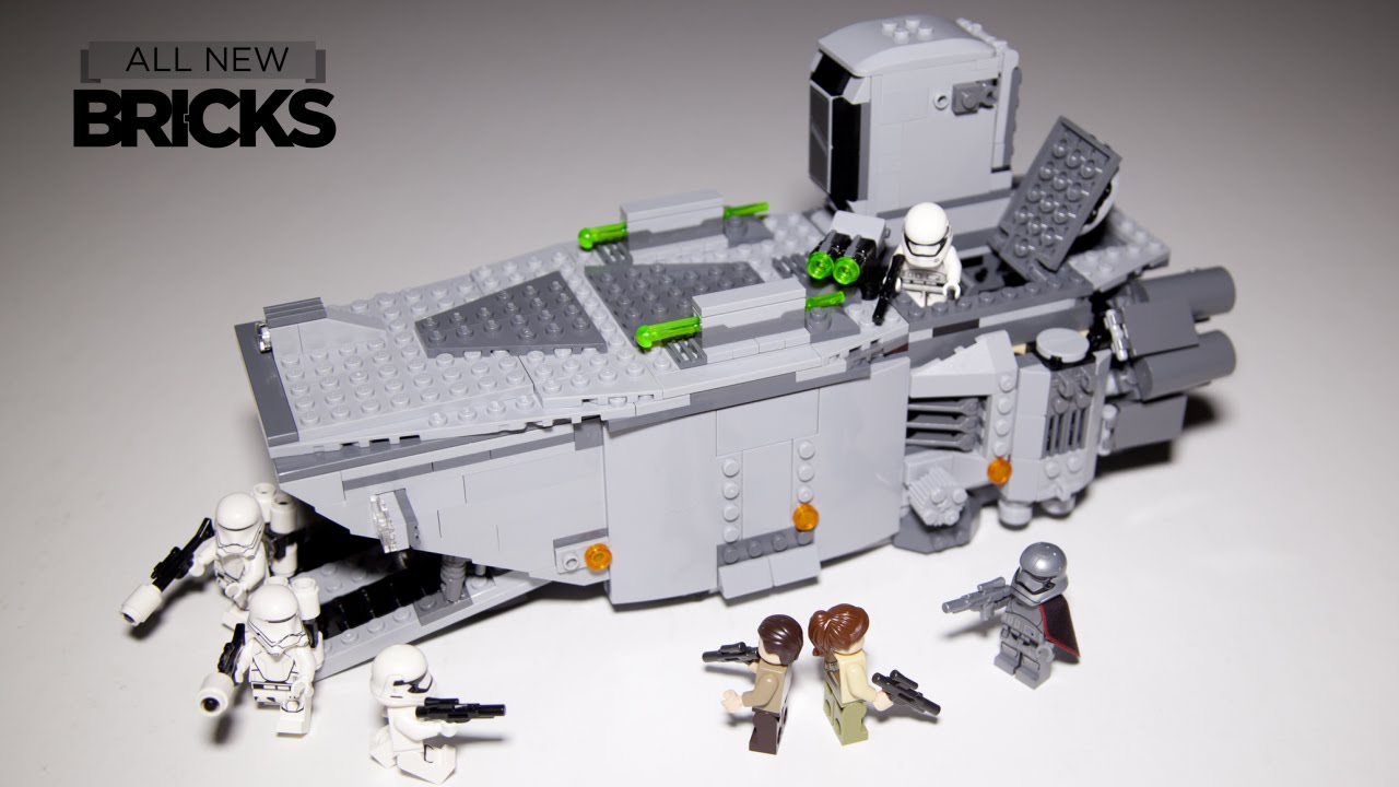 Lego Star Wars 75103 First Order Transporter Speed Build