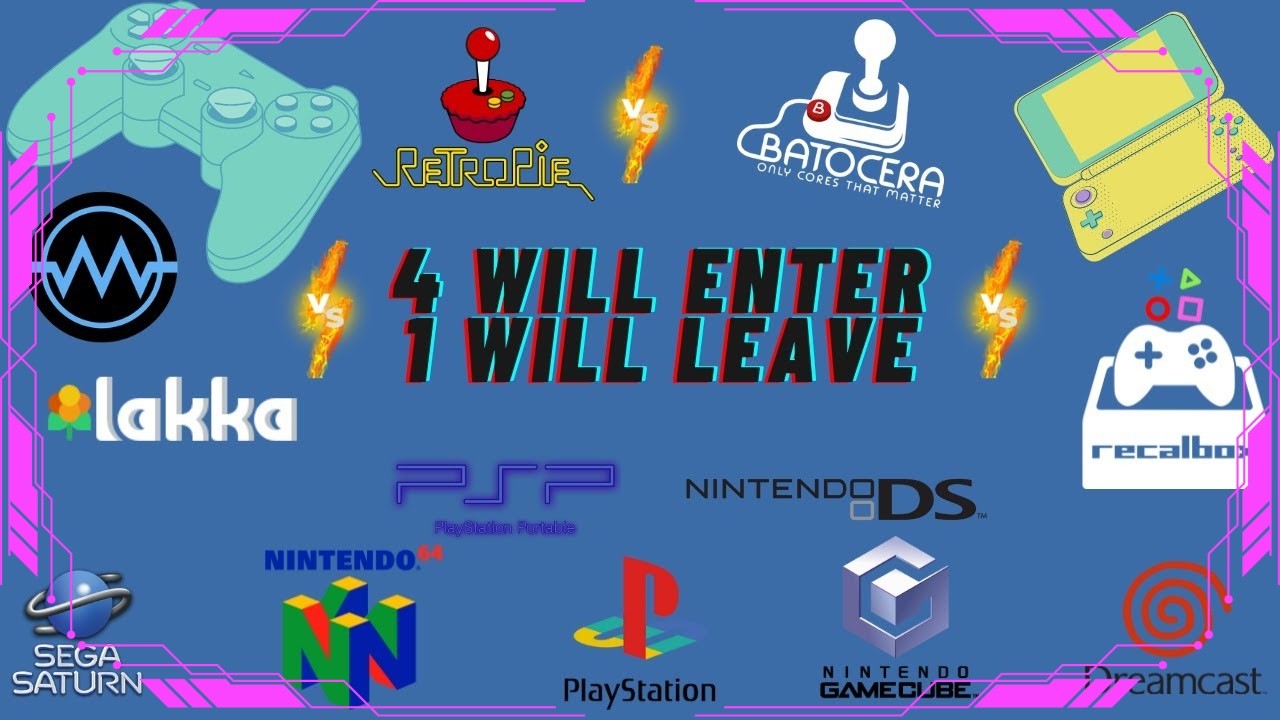 Raspberry Pi4 Gaming: Retropie vs Batocera vs Recalbox vs Lakka