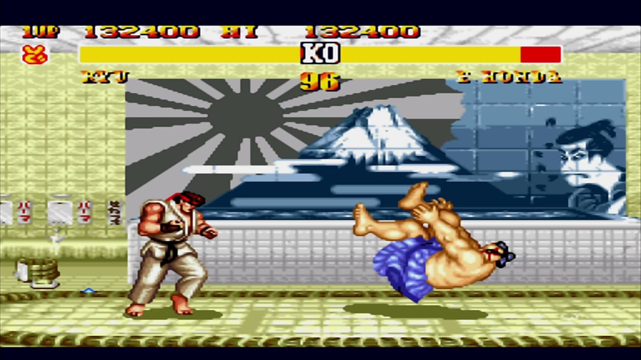 Street Fighter II Special Champion Edition (1992) Fight 2 Gameplay (Sega Genesis) (Non Commentary)
