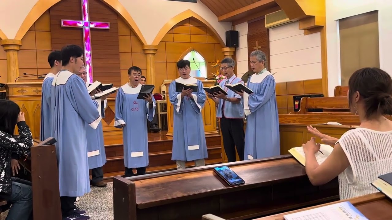 114/8/17 鼓巖教會 男聲詩班獻唱 至好朋友就是耶穌