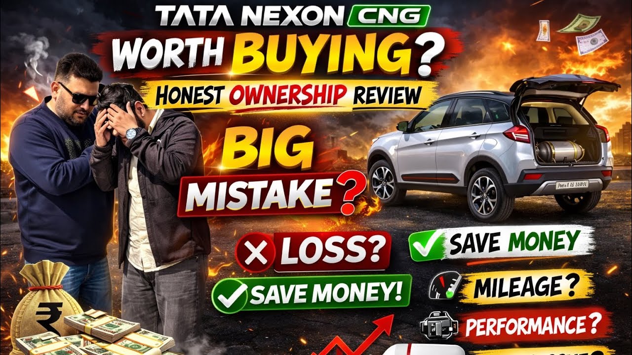 TATA NEXON CNG | WORTH BUYING? | BRUTALLY HONEST OWNERSHIP REVIEW | @tatamotors #cng #tatanexon