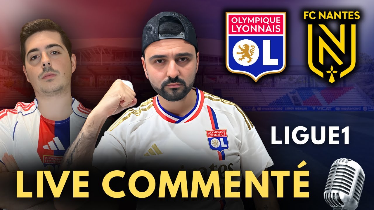Nantes &ndash; Lyon en direct 🎙 | Live comment&eacute; du match 14&egrave;me journ&eacute;e de ligue1