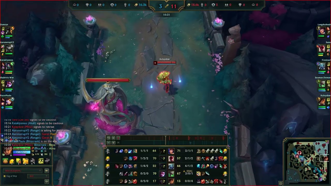 Kalays Eyes - Milio Support (vs Vayne/Blitzcrank)