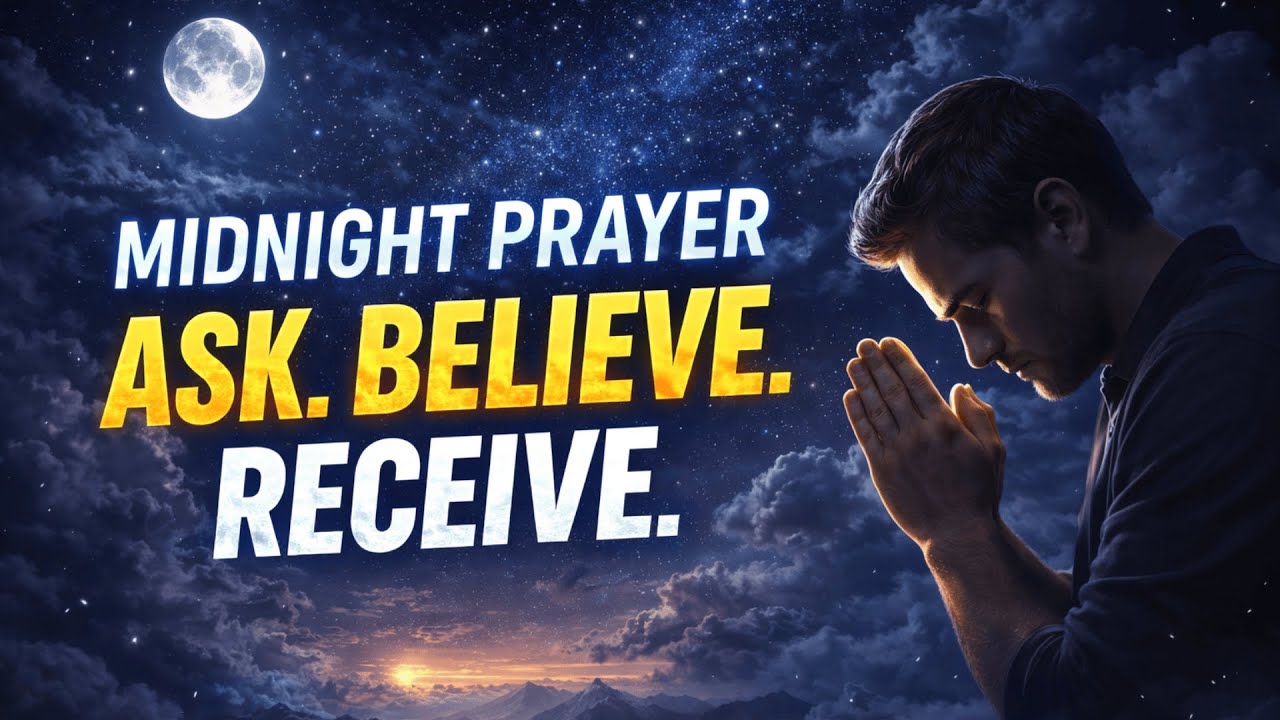 Powerfull Midnight Prayer: Ask God, Believe, and Receive | Matthew 