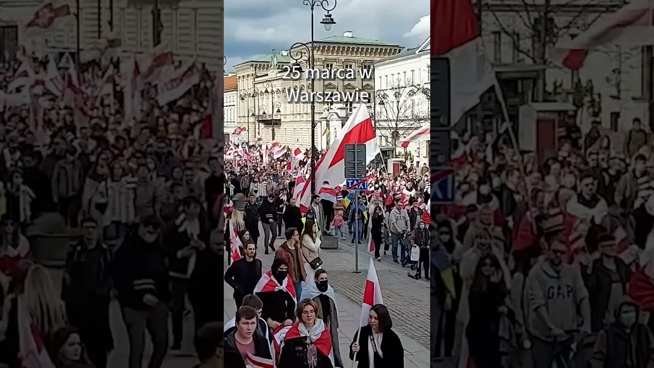 W Warszawie obchodzą Dzień Woli &ndash; gł&oacute;wne święto wolnych Białorusin&oacute;w #shorts