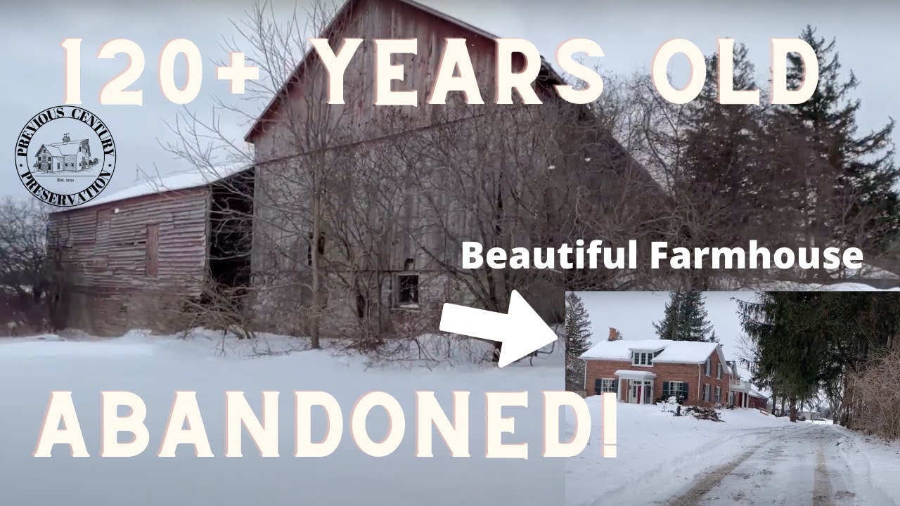 120+ Year Old Farm And Abandoned Barn Tour!! Amazing architecture and history / Ontario Canada