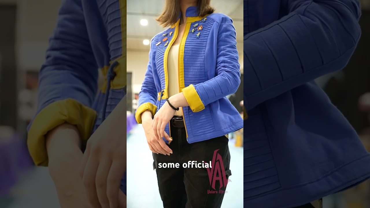 Designed and Made me a Vault Boy Fallout Jacket! 