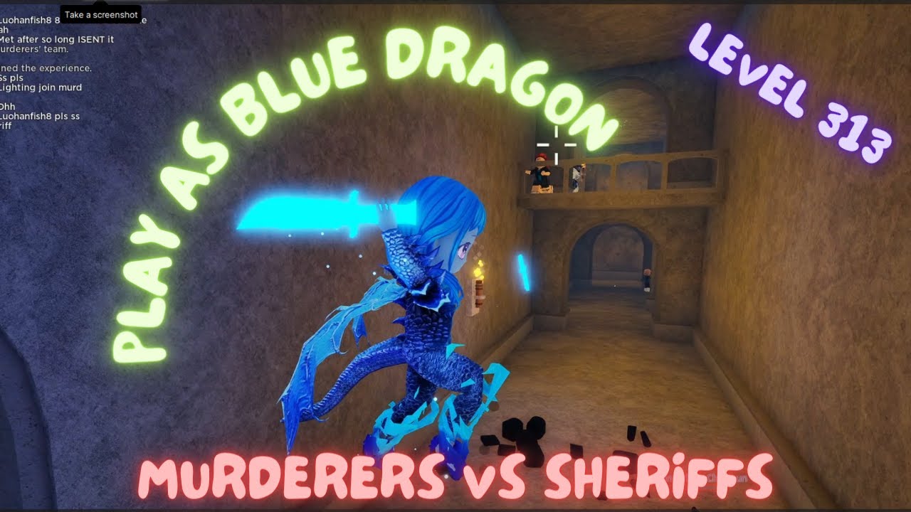 Blue Dragon Avatar Murderers vs Sheriffs Temple Map Level 100 Lightning Fun