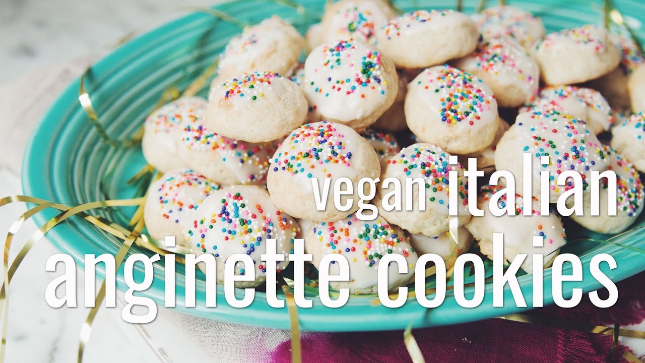 vegan Italian anginette cookies | hot for food