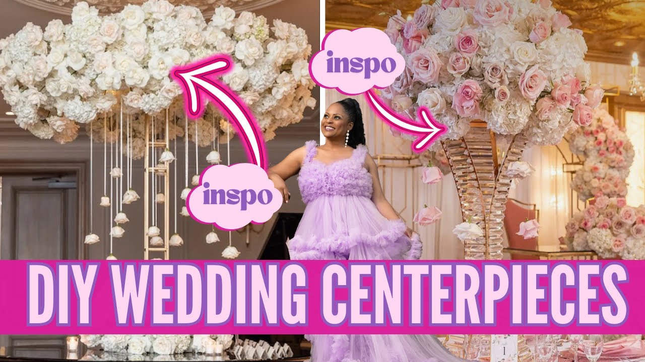 DIY EXTRA LARGE WEDDING CENTERPIECES| Living Luxuriously for Less
