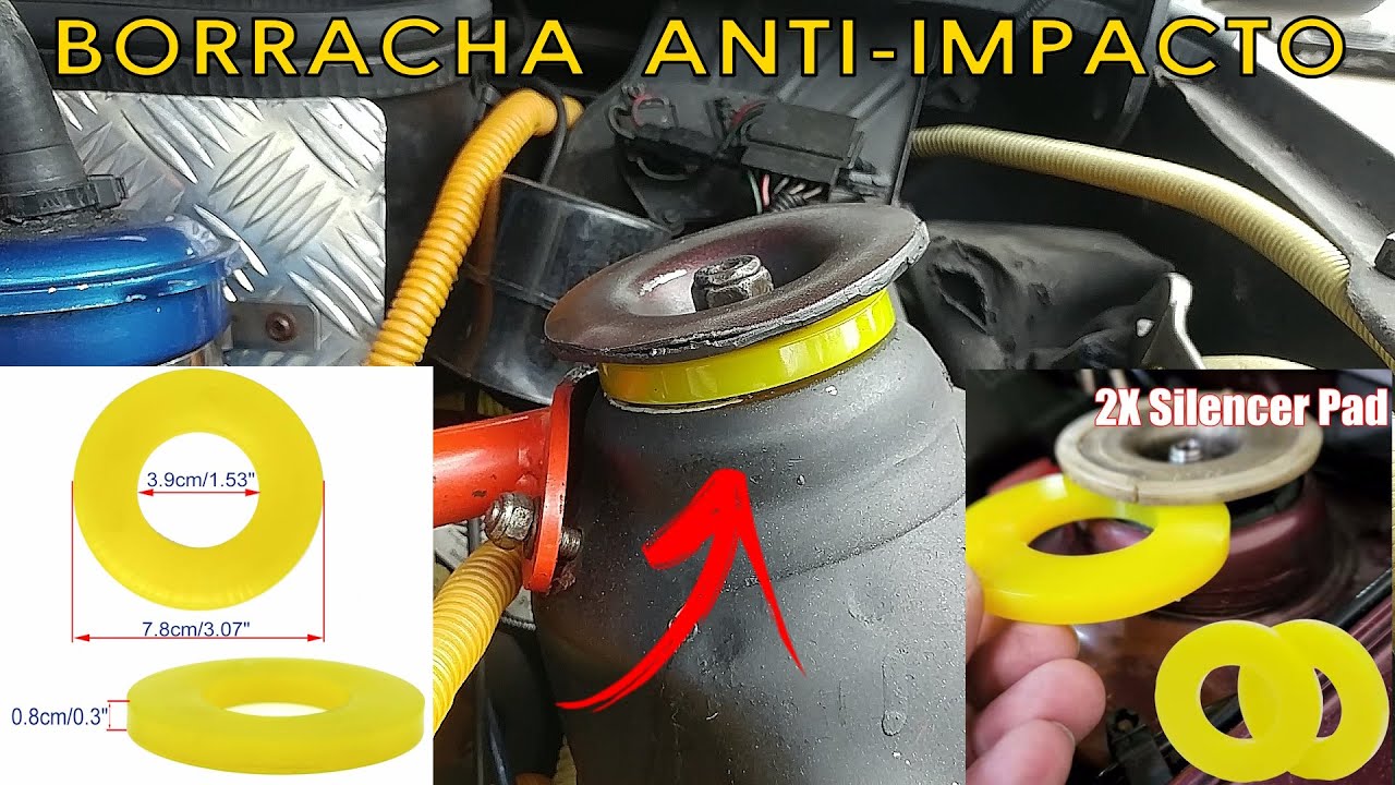 UNBOXING 2 Anel de Absorsão de Impacto do Prato Superior Torre Do Amortecedor UNIVERSAL ALIEXPRESS