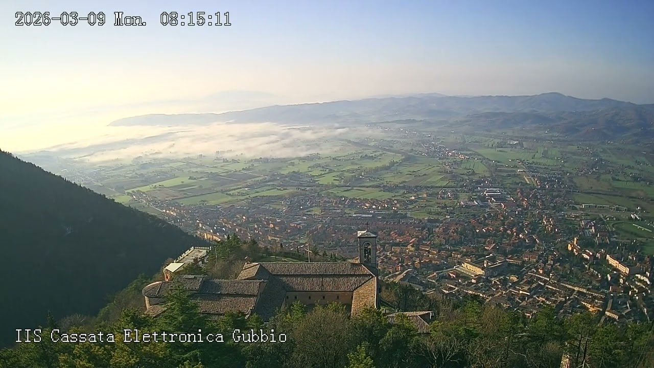 Gubbio Timelapse del 09/03/2026