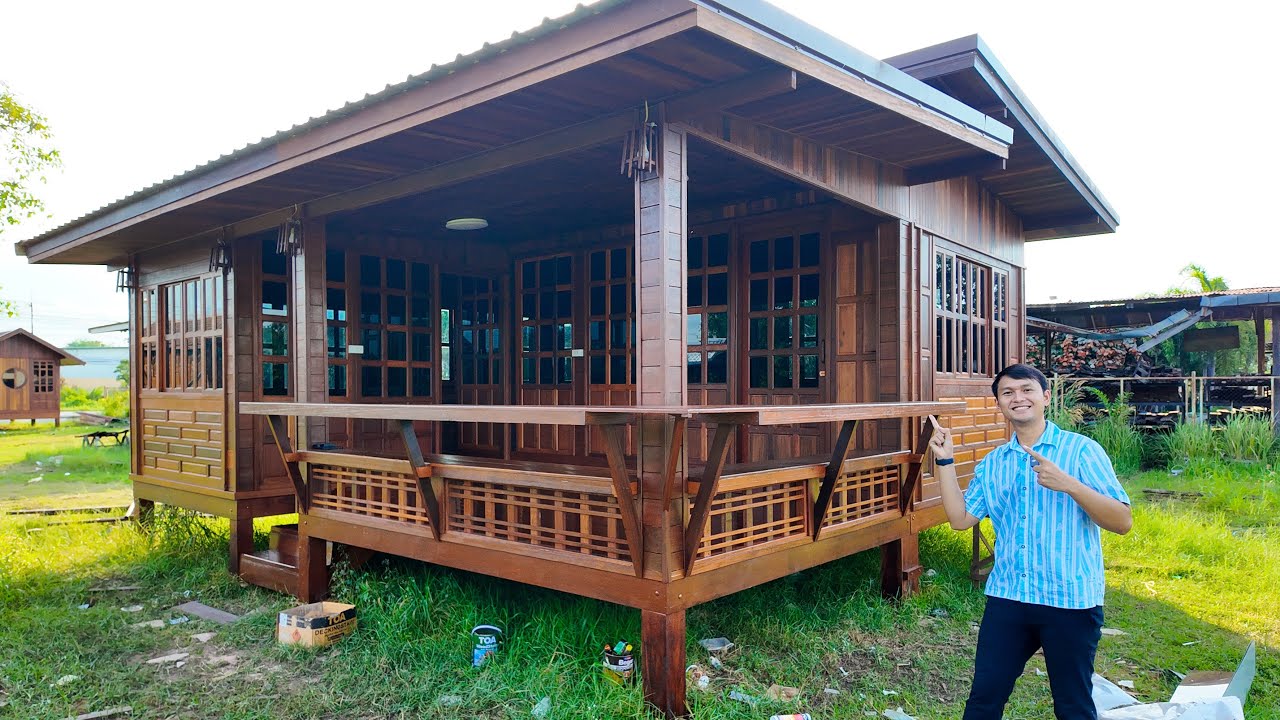 Ep.253 บ้านไม้สไตล์โมเดิร์น 2 ห้องนอน งบ 499,000-