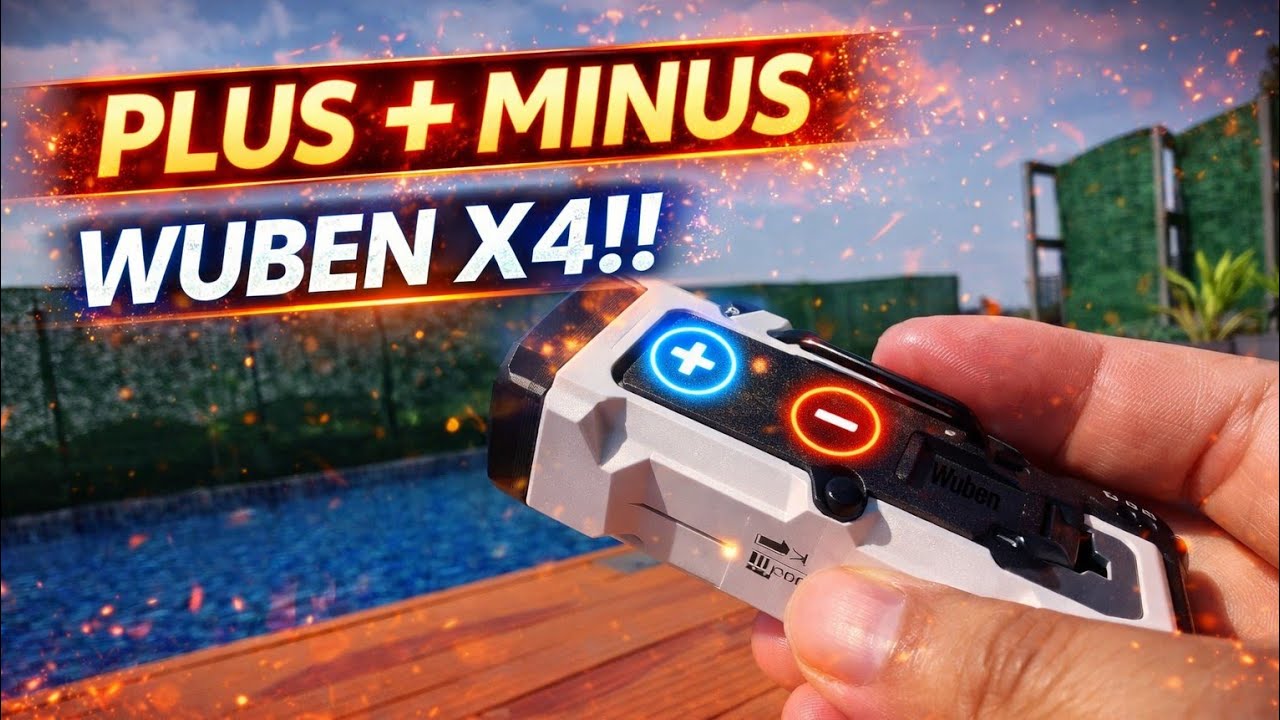 BANYAK PLUS NYA‼️PLUS MINUS SENTER WUBEN X4‼️SENTER EDC TERBAIK 2025 RINGAN SUPER TERANG‼️