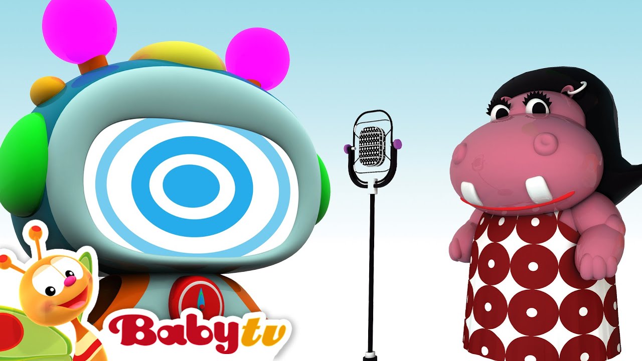 Hippa in een concert 🎤​ | Kleuren en dierenspellen | Speelgoed voor kinderen @BabyTVNL