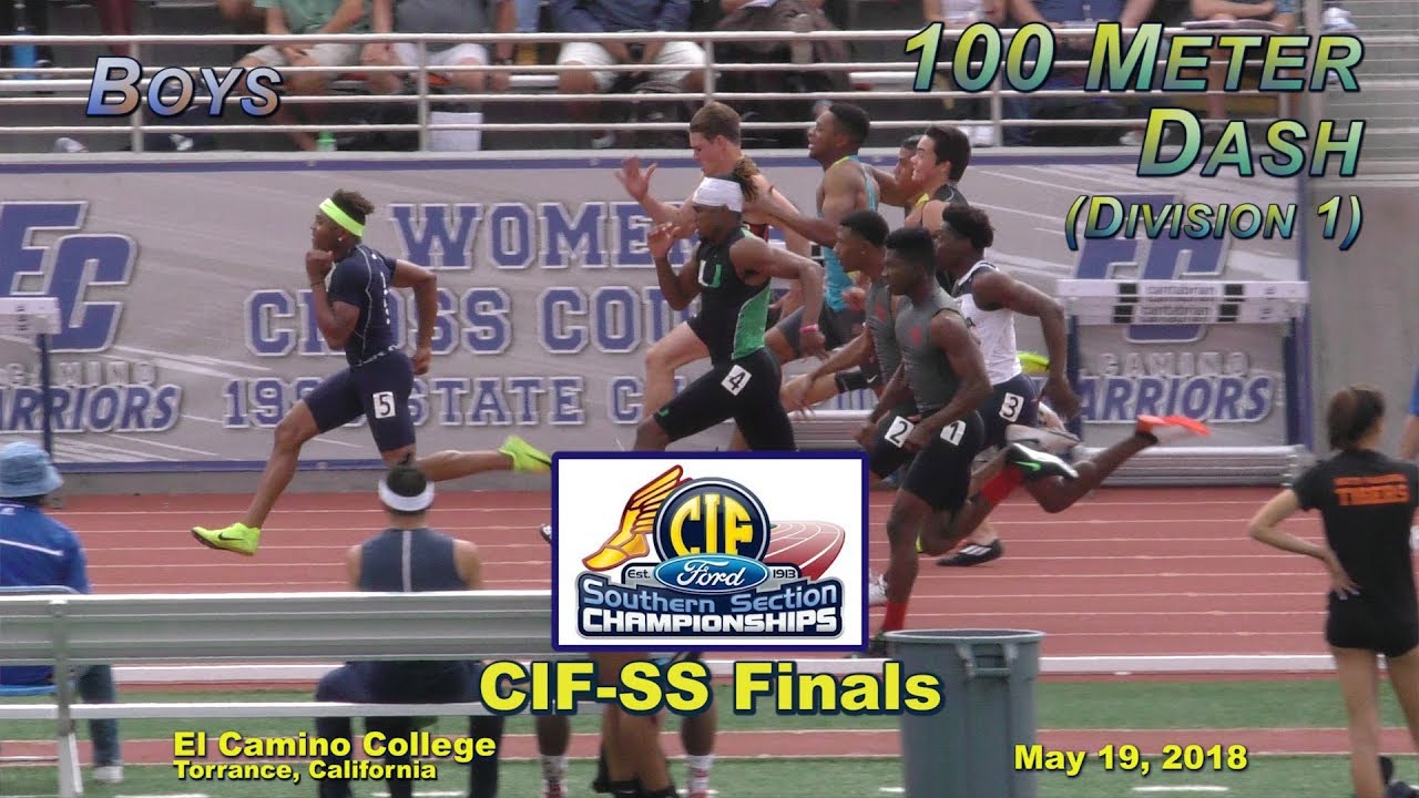 2018 TF - CIF-ss FINALS - 100 (Boys - D1)