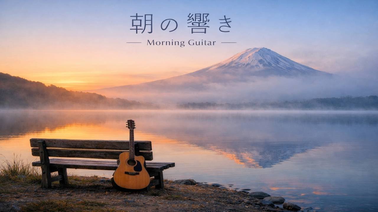 日本の静かな朝を音で描く、やさしい癒しのギター