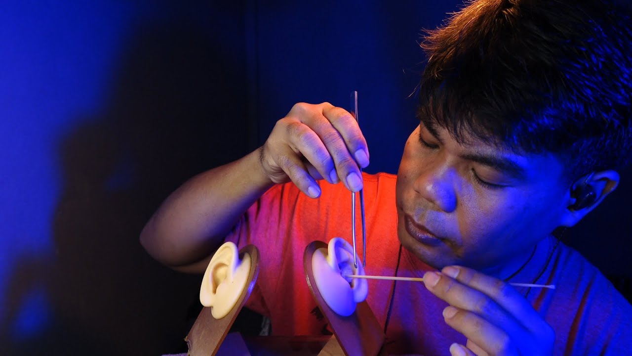 ASMR Thai แคะหูแล้วนอน Fast Ear Cleaning ( No Talking )